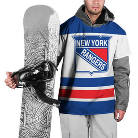 Накидка на куртку 3D с принтом New York Rangers в Екатеринбурге, 100% полиэстер |  | hockey | new york rangers | nhl | нхл | спорт | хоккей