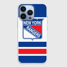Чехол для iPhone 13 Pro с принтом New York Rangers в Екатеринбурге,  |  | hockey | new york rangers | nhl | нхл | спорт | хоккей