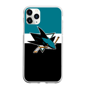 Чехол для iPhone 11 Pro матовый с принтом San Jose Sharks в Екатеринбурге, Силикон |  | Тематика изображения на принте: hockey | nhl | san jose sharks | нхл | спорт | хоккей