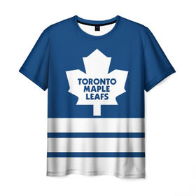Мужская футболка 3D с принтом Toronto Maple Leafs в Екатеринбурге, 100% полиэфир | прямой крой, круглый вырез горловины, длина до линии бедер | hockey | nhl | toronto maple leafs | нхл | хоккей