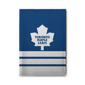 Обложка для автодокументов с принтом Toronto Maple Leafs в Екатеринбурге, натуральная кожа |  размер 19,9*13 см; внутри 4 больших “конверта” для документов и один маленький отдел — туда идеально встанут права | hockey | nhl | toronto maple leafs | нхл | хоккей