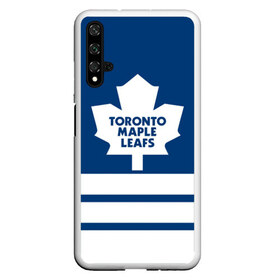 Чехол для Honor 20 с принтом Toronto Maple Leafs в Екатеринбурге, Силикон | Область печати: задняя сторона чехла, без боковых панелей | hockey | nhl | toronto maple leafs | нхл | хоккей