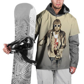 Накидка на куртку 3D с принтом Nirvana в Екатеринбурге, 100% полиэстер |  | cobain | curt | nirvana | rock | группа | кобейн | курт | нирвана | рок