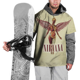 Накидка на куртку 3D с принтом Nirvana в Екатеринбурге, 100% полиэстер |  | cobain | curt | nirvana | rock | группа | кобейн | курт | нирвана | рок