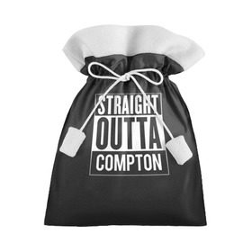 Подарочный 3D мешок с принтом Straight Outta Compton в Екатеринбурге, 100% полиэстер | Размер: 29*39 см | compton | n.w.a. | nwa | outta | straight | голос улиц