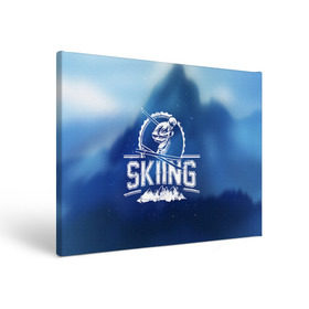 Холст прямоугольный с принтом Лыжный спорт в Екатеринбурге, 100% ПВХ |  | Тематика изображения на принте: extreme | ski | skiing | горнолыжное | горные лыжи | лыжник | фристайл | экстрим