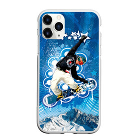 Чехол для iPhone 11 Pro матовый с принтом Экстрим в Екатеринбурге, Силикон |  | extreme | snowboard | сноуборд | сноубордист | спорт | экстрим
