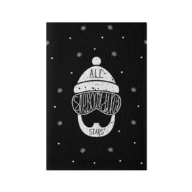 Обложка для паспорта матовая кожа с принтом Бородатый сноубордист в Екатеринбурге, натуральная матовая кожа | размер 19,3 х 13,7 см; прозрачные пластиковые крепления | Тематика изображения на принте: extreme | snowboard | сноуборд | сноубордист | экстрим