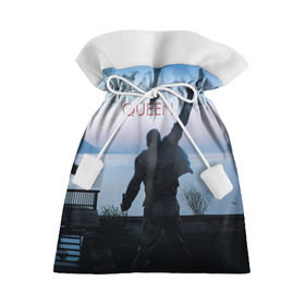 Подарочный 3D мешок с принтом Queen в Екатеринбурге, 100% полиэстер | Размер: 29*39 см | Тематика изображения на принте: freddie | heavy | mercury | metal | queen | rock | квин | куин | меркури | меркюри | метал | рок | фредди меркьюри | фреди | хэви