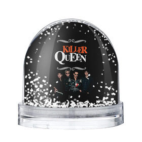 Снежный шар с принтом Killer Queen в Екатеринбурге, Пластик | Изображение внутри шара печатается на глянцевой фотобумаге с двух сторон | freddie | heavy | mercury | metal | queen | rock | квин | куин | меркури | меркюри | метал | рок | фредди меркьюри | фреди | хэви