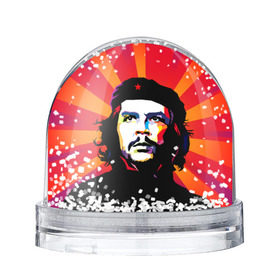 Снежный шар с принтом Че Гевара в Екатеринбурге, Пластик | Изображение внутри шара печатается на глянцевой фотобумаге с двух сторон | куба | поп арт | революционер | чегевара