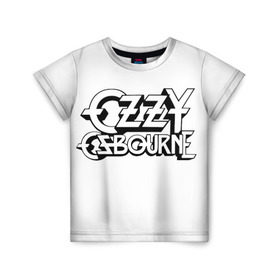 Детская футболка 3D с принтом Ozzy Osbourne в Екатеринбурге, 100% гипоаллергенный полиэфир | прямой крой, круглый вырез горловины, длина до линии бедер, чуть спущенное плечо, ткань немного тянется | ozzy rock