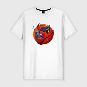 Мужская футболка премиум с принтом Рак MLG в Екатеринбурге, 92% хлопок, 8% лайкра | приталенный силуэт, круглый вырез ворота, длина до линии бедра, короткий рукав | cancer | mlg | рак