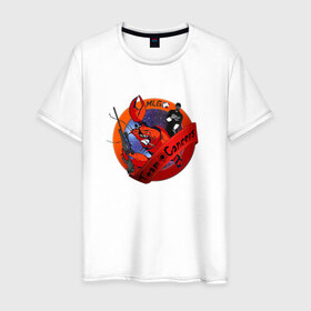 Мужская футболка хлопок с принтом Рак MLG в Екатеринбурге, 100% хлопок | прямой крой, круглый вырез горловины, длина до линии бедер, слегка спущенное плечо. | cancer | mlg | рак