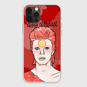 Чехол для iPhone 12 Pro Max с принтом Ziggy Stardust в Екатеринбурге, Силикон |  | bowie | david | ziggy stardust | боуи | дэвид | музыкант | певец | рок