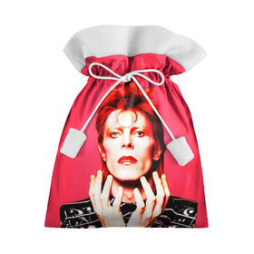 Подарочный 3D мешок с принтом Ziggy Stardust в Екатеринбурге, 100% полиэстер | Размер: 29*39 см | bowie | david | ziggy stardust | боуи | дэвид | музыкант | певец | рок