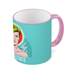 Кружка 3D с принтом David Bowie в Екатеринбурге, керамика | ёмкость 330 мл | Тематика изображения на принте: bowie | david | боуи | дэвид | музыкант | певец | рок
