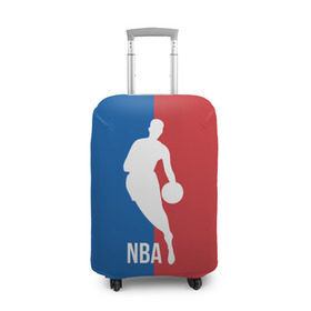 Чехол для чемодана 3D с принтом Эмблема NBA в Екатеринбурге, 86% полиэфир, 14% спандекс | двустороннее нанесение принта, прорези для ручек и колес | basketball | nba | баскет | баскетбол | баскетбольный | нба | спорт | эмблема