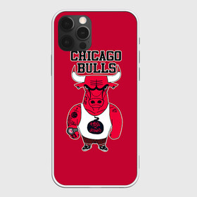 Чехол для iPhone 12 Pro с принтом Chicago bulls в Екатеринбурге, силикон | область печати: задняя сторона чехла, без боковых панелей | basketball | chicago | chicago bulls | nba | баскет | баскетбол | баскетбольный | булс | нба | спорт | чикаго | чикаго булс