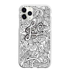 Чехол для iPhone 11 Pro матовый Love графика: в Екатеринбурге, Силикон |  | Тематика изображения на принте: 14 февраля | love | влюбленный | день святого валентина | любовь | милый | романтика | сердце