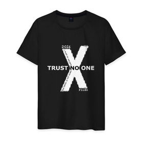 Мужская футболка хлопок с принтом x-files 2 в Екатеринбурге, 100% хлопок | прямой крой, круглый вырез горловины, длина до линии бедер, слегка спущенное плечо. | 