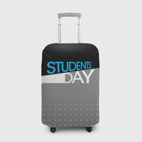 Чехол для чемодана 3D с принтом День студента в Екатеринбурге, 86% полиэфир, 14% спандекс | двустороннее нанесение принта, прорези для ручек и колес | student | день студента | студент | студенчество | татьянин день | универ