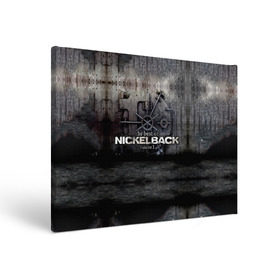 Холст прямоугольный с принтом Nickelback в Екатеринбурге, 100% ПВХ |  | nickelback | группа | никельбэк | рок
