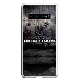 Чехол для Samsung Galaxy S10 с принтом Nickelback в Екатеринбурге, Силикон | Область печати: задняя сторона чехла, без боковых панелей | Тематика изображения на принте: nickelback | группа | никельбэк | рок