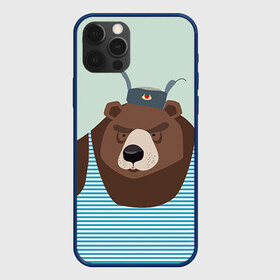 Чехол для iPhone 12 Pro Max с принтом Русский медведь в Екатеринбурге, Силикон |  | 23 февраля | армия | медведь | мишка | подарок парню | россия | рф | солдат | флот | я русский