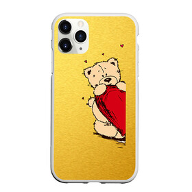 Чехол для iPhone 11 Pro матовый с принтом Медведи б в Екатеринбурге, Силикон |  | Тематика изображения на принте: 14 февраля | heart | love | влюбленные | день святого валентина | лав | любовь | пара | подарок | сердечки | сердце