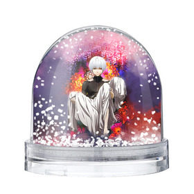 Снежный шар с принтом Токийский гуль в Екатеринбурге, Пластик | Изображение внутри шара печатается на глянцевой фотобумаге с двух сторон | anime | ghoulканэки кэн | tokyo | tokyo ghoul | гуль | канэки