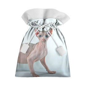 Подарочный 3D мешок с принтом Сфинкс в Екатеринбурге, 100% полиэстер | Размер: 29*39 см | домашняя | животное | кот | котэ | кошка | сфинкс