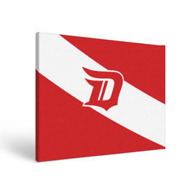Холст прямоугольный с принтом Detroit Red Wings D в Екатеринбурге, 100% ПВХ |  | Тематика изображения на принте: detroit red wings | hockey | nhl | нхл | спорт | хоккей
