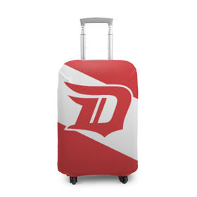 Чехол для чемодана 3D с принтом Detroit Red Wings D в Екатеринбурге, 86% полиэфир, 14% спандекс | двустороннее нанесение принта, прорези для ручек и колес | detroit red wings | hockey | nhl | нхл | спорт | хоккей