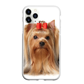 Чехол для iPhone 11 Pro матовый с принтом Йоркширский терьер в Екатеринбурге, Силикон |  | Тематика изображения на принте: животное | йоркширский терьер | порода | собака