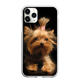 Чехол для iPhone 11 Pro матовый с принтом Йоркширский терьер в Екатеринбурге, Силикон |  | Тематика изображения на принте: животное | йоркширский терьер | порода | собака