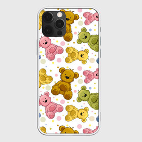 Чехол для iPhone 12 Pro Max с принтом Медвежата в Екатеринбурге, Силикон |  | 14 февраля | bears | teddy | валентин | день святого валентина | игрушки | медведи | милый | мимими | мишка | мишки | подарки | подарок | подарок девушке | подарок парню | тедди