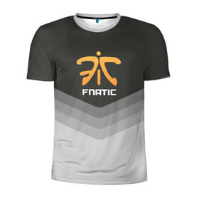 Мужская футболка 3D спортивная с принтом fnatic в Екатеринбурге, 100% полиэстер с улучшенными характеристиками | приталенный силуэт, круглая горловина, широкие плечи, сужается к линии бедра | fnatic