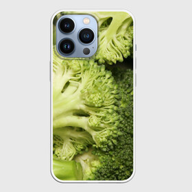 Чехол для iPhone 13 Pro с принтом Брокколи в Екатеринбурге,  |  | vegan | vegetarian | брокколи | будизм | веган | вегетарианство | йога | сыроедение | фитнес