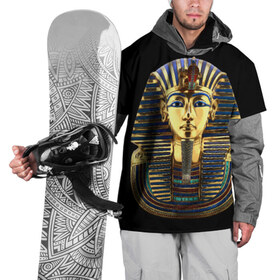 Накидка на куртку 3D с принтом Фараон Тутанхамон в Екатеринбурге, 100% полиэстер |  | Тематика изображения на принте: египет | тутанхамон | фараон | фараон тутанхамонмаска фараона