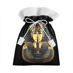 Подарочный 3D мешок с принтом Фараон Тутанхамон в Екатеринбурге, 100% полиэстер | Размер: 29*39 см | египет | тутанхамон | фараон | фараон тутанхамонмаска фараона