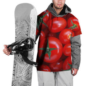 Накидка на куртку 3D с принтом Томатная в Екатеринбурге, 100% полиэстер |  | tomato | vegan | vegetarian | будизм | веган | вегетарианство | йога | помидор | сыроедение | томат | фитнес | ягода
