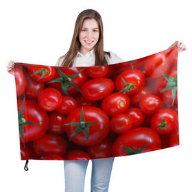 Флаг 3D с принтом Томатная в Екатеринбурге, 100% полиэстер | плотность ткани — 95 г/м2, размер — 67 х 109 см. Принт наносится с одной стороны | tomato | vegan | vegetarian | будизм | веган | вегетарианство | йога | помидор | сыроедение | томат | фитнес | ягода