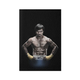 Обложка для паспорта матовая кожа с принтом Мэнни Пакьяо в Екатеринбурге, натуральная матовая кожа | размер 19,3 х 13,7 см; прозрачные пластиковые крепления | boxing | бокс | боксер | мэнни | мэнни пакьяо | пакьяо | спорт | чемпион мира