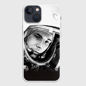 Чехол для iPhone 13 mini с принтом Гагарин 1 в Екатеринбурге,  |  | гагарин | космос | космос наш | поехали | ретро | ссср | юрий гагарин