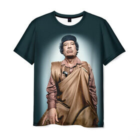 Мужская футболка 3D Каддафи 1 купить в Екатеринбурге