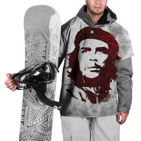 Накидка на куртку 3D с принтом Че Гевара 1 в Екатеринбурге, 100% полиэстер |  | ernesto che guevara | куба | революционер | революция | ретро | эрнесто че гевара