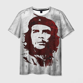 Мужская футболка 3D с принтом Че Гевара 1 в Екатеринбурге, 100% полиэфир | прямой крой, круглый вырез горловины, длина до линии бедер | ernesto che guevara | куба | революционер | революция | ретро | эрнесто че гевара
