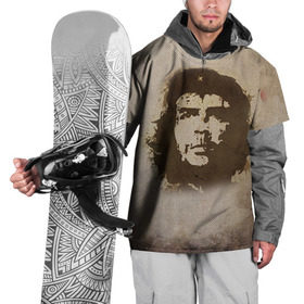 Накидка на куртку 3D с принтом Че Гевара 2 в Екатеринбурге, 100% полиэстер |  | ernesto che guevara | куба | революционер | революция | ретро | эрнесто че гевара
