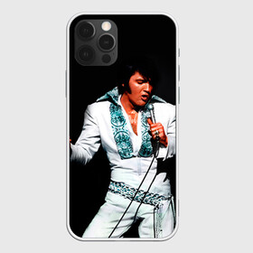 Чехол для iPhone 12 Pro с принтом Элвис 3 в Екатеринбурге, силикон | область печати: задняя сторона чехла, без боковых панелей | elvis presley | rock n roll | музыка | ретро | рок н ролл | элвис пресли